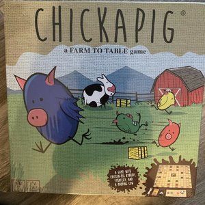 Buffalo Games Chickapig Board Family Kids Party Strategy Game, Ages 5+ New Wrap